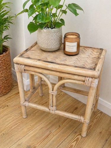 Vintage bamboo rattan - vintage, side