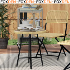 Rattan Outdoor Side Table with