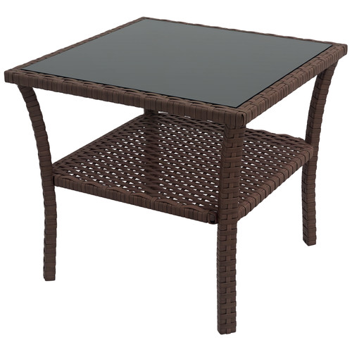 Outsunny rattan coffee - pe,