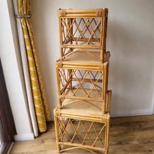 Vintage Retro Bamboo Rattan