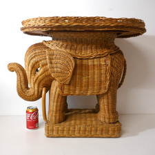 Fab Vintage 1970s Rattan