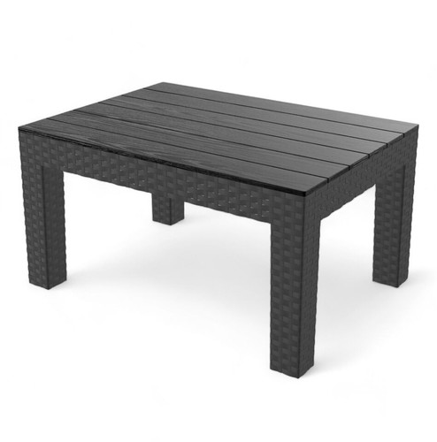 Black rattan effect - rattan,