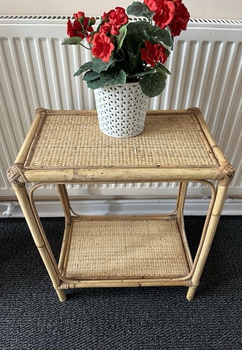 Vintage bamboo rattan two - &,