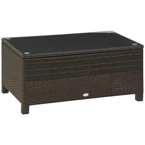 Outsunny garden rattan side - outsunny,